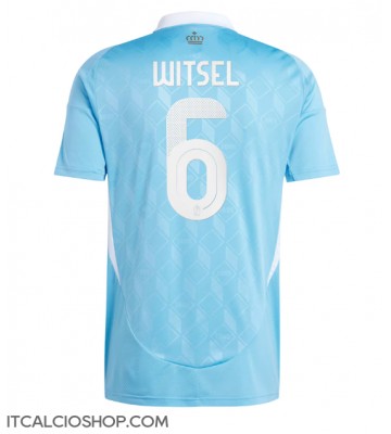 Belgio Axel Witsel #6 Seconda Maglia Europei 2024 Manica Corta